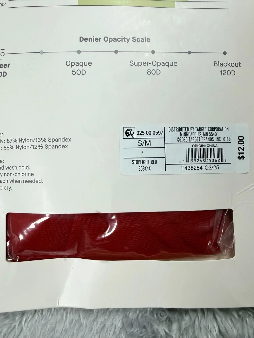 SPANX Red Sheer Thigh-Highs 241